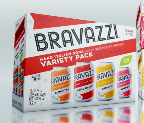 BRAVAZZI HARD ITALIAN SODA VARIETY PACK